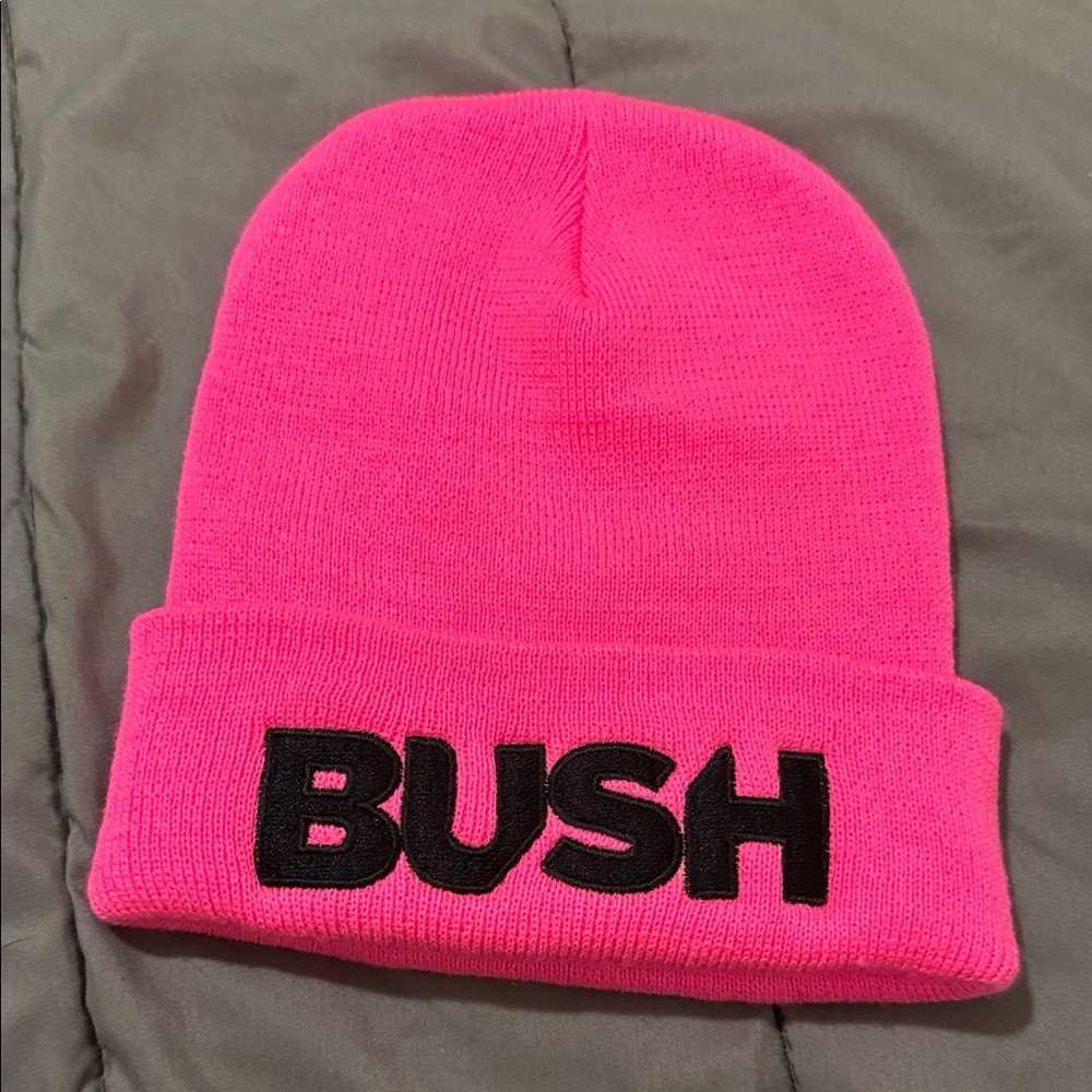 Neon Pink Knit Hat